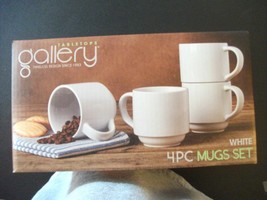 Tabletop Gallery 4 Piece Mugs Set White - $18.00