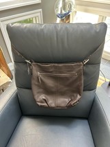 COACH Brown Leather Shoulder Bag - $1,672.49 MXN