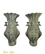 50-100 AD BRONZE ANCIENT ANTIQUITY RELIC PAIR of ROMAN POTTERY PEACOCK U... - $6,500.00