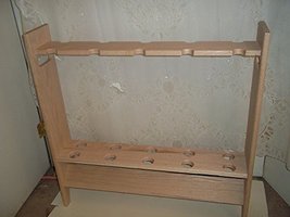 Fishing Pole and Rod Rack ~ Unfinished - £117.15 GBP