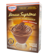 3 Boxes of Dr Oetker Mousse Supreme Double Chocolate 120g Each -Free Shi... - £21.31 GBP