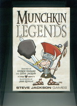 Munchkin Legends Board Game + Promo Cards &amp; Bookmarks Book Mark Steve Jackson - £21.96 GBP