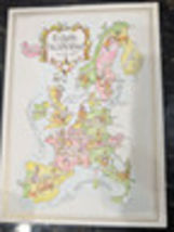 1957 PANAGRA El Inter Americano Menu Cover Ricardo Jimenez Moya Chile Cover - $37.62