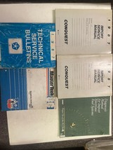 1987 CHRYSLER CONQUEST Service Repair Shop Workshop Manual Set W Bulletins - £123.49 GBP