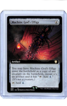 2022 Magic the Gathering BRO Brother&#39;s War Extended Art #63 Machine God&#39;s Effigy - £1.86 GBP