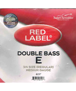 Red Label Double Bass 3/4 Size E String Medium Gauge (8157) - £15.73 GBP