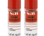 [ Pack of 2 ] S&amp;B Ichimi Togarashi, .52-Ounce Bottle - £15.64 GBP