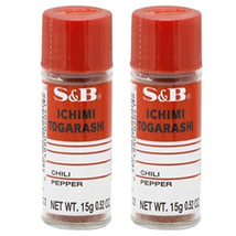[ Pack of 2 ] S&amp;B Ichimi Togarashi, .52-Ounce Bottle - £15.65 GBP