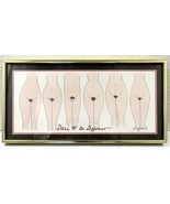 Vintage Framed Zingarelli Lithograph &quot;Dare to be Different&quot;  - €344,32 EUR