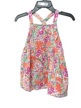 Carter’s Baby Girl Dress 2T Floral Crossback Summer Sundress Pink Orange - €8,49 EUR