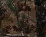 Jersey Knit Realtree Camouflage Trees Brown Green Fabric by the Yard A50... - $10.95