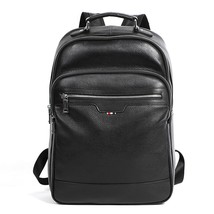 New Backpack Men Genuine Leather Rucksack Fashion Schoolbag For Teenager... - £97.22 GBP