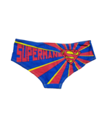 DC COMICS SUPERMAN Women&#39;s Sexy Underwear Blue Red Superhero Large NEW W... - £8.82 GBP
