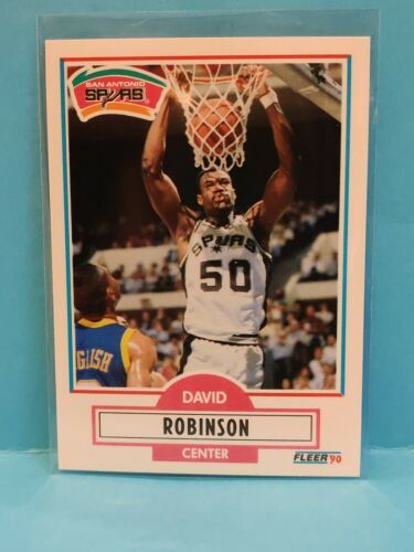 1990-91 Fleer Basketball David Robinson Card #172 - San Antonio Spurs HOF - £1.58 GBP