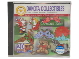 Dakota Collectibles Embroidery Design CD - Christmas Bows - £7.06 GBP