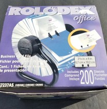 Rolodex Classic 200 Open Rotary Business Card File 2-5/8 x4 inch 67236/3... - £21.94 GBP