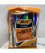 Bic Cristal Xtra Bold Ballpoint Pens 8 Assorted Colors - £4.66 GBP