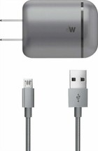 NEW Just Wireless USB 5&#39; ft Home Wall Charger Micro-USB Sync Cable 5V 2.... - $6.88