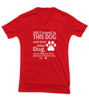 Dogs TShirt This Dog That Dog Red-V-Tee  - £17.54 GBP