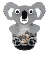 Personalized  Koala piggy bank! Coin bank. Custom gift for boy or girl. - $38.45 CAD