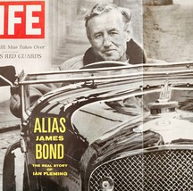 1966 James Bond Ian Fleming Bentley Moonraker Life Pull Out COVER ONLY D... - $39.99