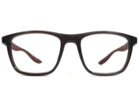 Nike Eyeglasses Frames 7038 201 Matte Brown Burgundy Red Square 53-18-140 - $60.56