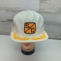 Vintage K-Products K-Brand S&amp;C Snap Back Hat Cap Trucker White - $19.34