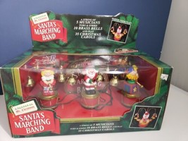 Mr Christmas Santa&#39;s Marching Band 35 Christmas Carols 5 Musicians 10 Bells 1994 - £102.87 GBP