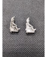 (2) Fantassin Miniatures 15mm Sitting Infantry Metal Miniatures  - $17.64 CAD