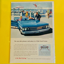 Vintage Ad Wide Track 1960 Pontiac Tempest Most Able Pleasure Craft Ashore  - £7.85 GBP