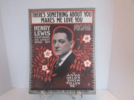 There&#39;s Something About You Makes Me Love You 1917 Lg Sheet Music Starmer Art - £5.49 GBP