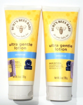 2 Pack Burt&#39;s Bees Baby For Baby Bee Ultra Gentle Lotion Sensitive 6 Oz. - £28.15 GBP