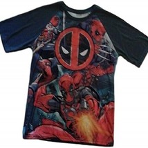 Marvel Deadpool Men Large Graphic Tee New - £15.00 GBP