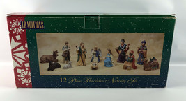 Kirkland Signature Traditions 12 Piece Porcelain Nativity Set (#75177) - £62.53 GBP