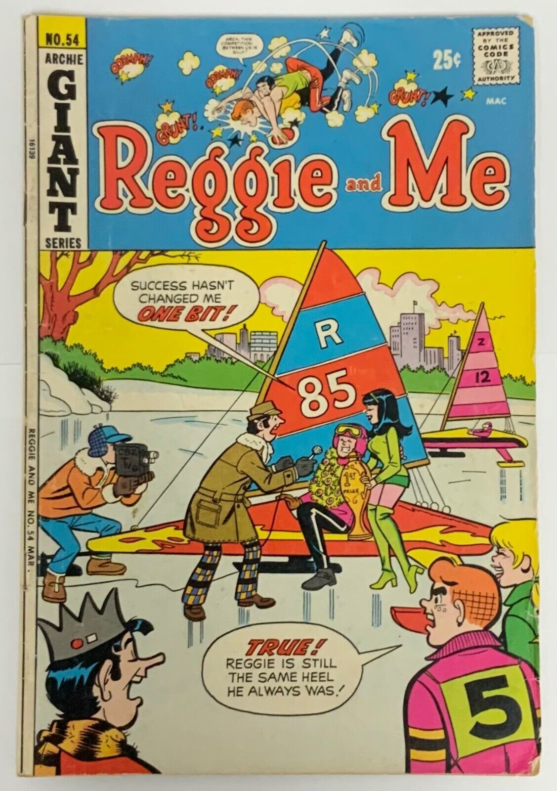 Primary image for Reggie And Me 54 Archie Comics 1972 VG Condition