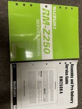 2004 2005 Suzuki RM-Z250 RMZ250 Owners Service Repair Shop Manual Set K4 K5 - £79.74 GBP