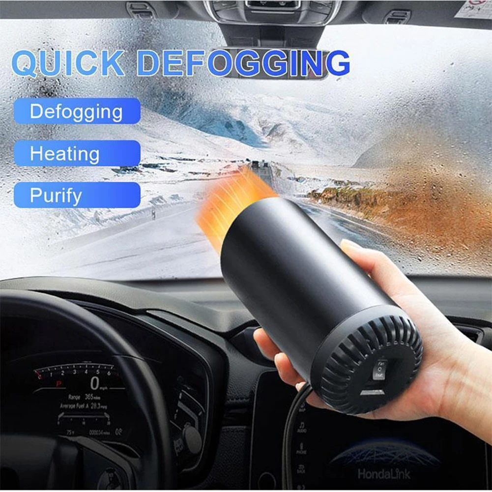 12V Car Heater Demister Defogger Frost Snow Fog Removal Warmer Windshield - £18.27 GBP+