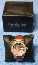 Red Nicole Lee Watch Wow! It&#39;s London - Silver Style WAT7108 - £17.01 GBP