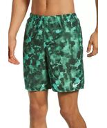 Nike Men's Cloud Dye Packable 7 Inch Volley Shorts in Galactic Jade-XL - $15.35