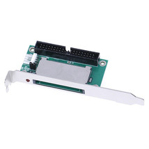 40Pin CF compact flash card to3.5 IDE converter adapter PCI bracket back... - $17.99