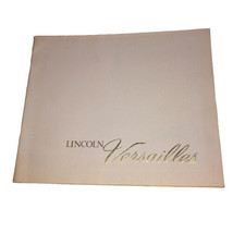 1977 Lincoln Versailles Large Sales Booklet Brochure - €5,90 EUR