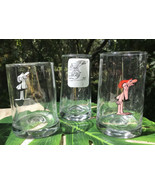 Vintage Odd Lot of 3 Johnny Hart CAVEMAN Arby’s + Pinched Glass Tumblers... - $40.21 CAD