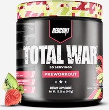 REDCON1 Total War Preworkout 30SERVING Strawberry Kiwi Exp 2024 Sealed - £19.17 GBP