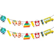 Back To School Banner For Back To School Decorations - 9 Feet, Teacher - £18.97 GBP