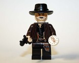 Minifigure Cowboy The Bad Lee Van Cleef the Good Bad Ugly movie Custom Toy - $4.90