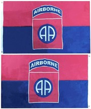 3X5 82ND Airborne Division Double Sided Nylon Embroidered ARMY Flag Banner - £41.38 GBP