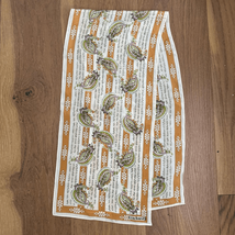 Vintage Cacharel X Glentex Paisley Floral Silk Scarf Hair Neck - $486.54 MXN