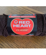 Red Heart Classic Worsted Wt Acrylic Yarn clr 365 Coffee 100gr skein - $69.64 MXN