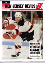 1993-94 New Jersey Devils Game Program VS Montreal Canadiens 10/26/93 Roy - $24.75