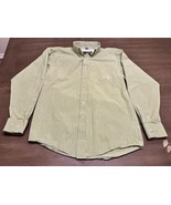 Ariat Pro Series Mens Long Sleeve Button Down Shirt Sz.Small/Yellow-Blue Plaid - $25.00